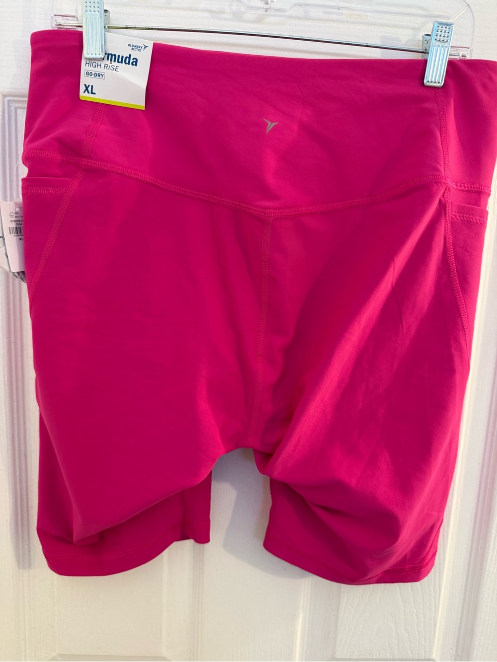 NWT Old Navy Hot Pink Women’s Bermuda Biker Shorts Size XL - Picture 5 of 5